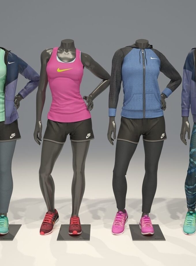 Maniqui deportivo femenino